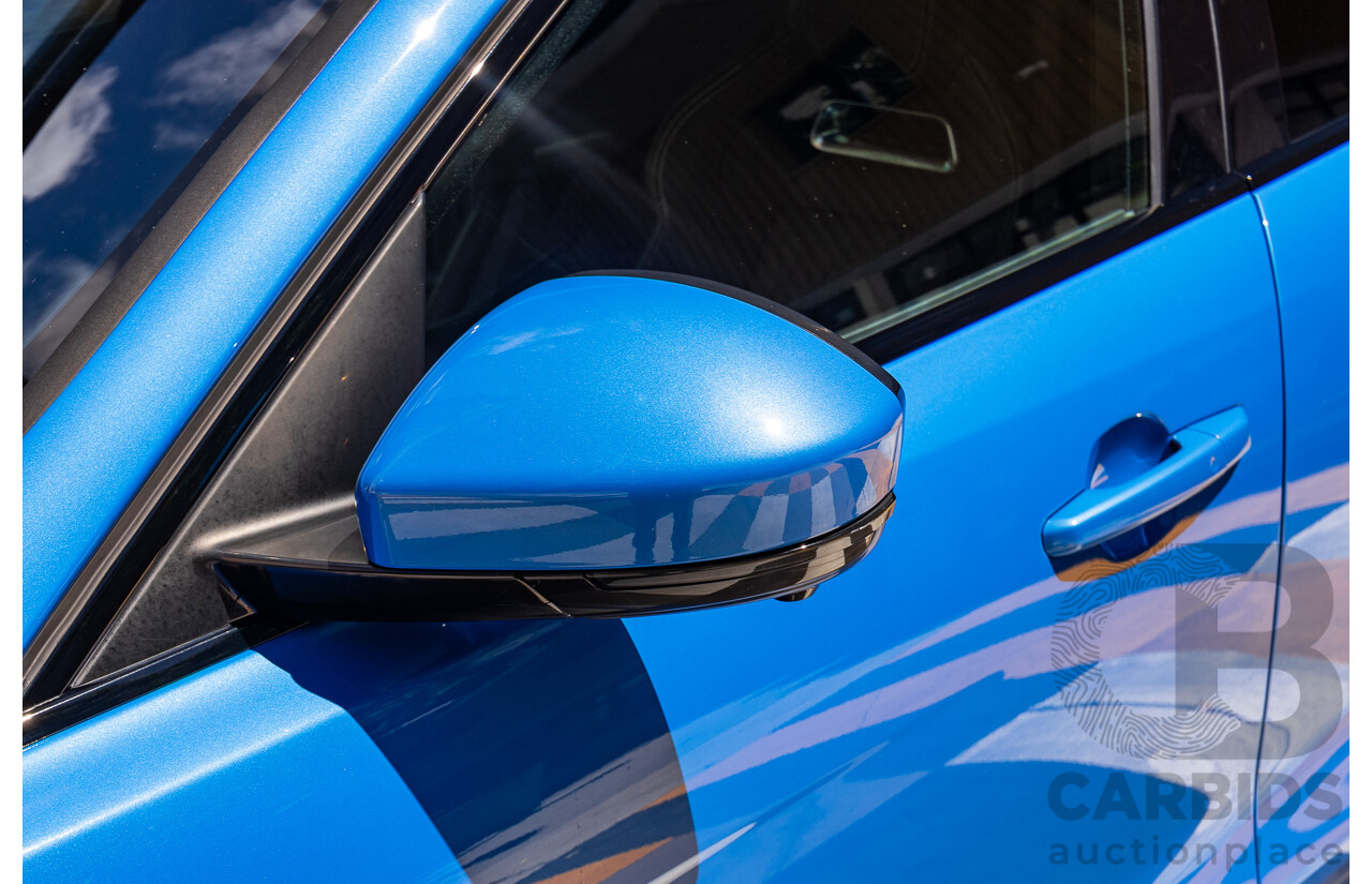 2/2020 Jaguar F-Pace SVR (AWD) X761 MY20 4d Wagon Ultra Blue Supercharged V8 5.0L