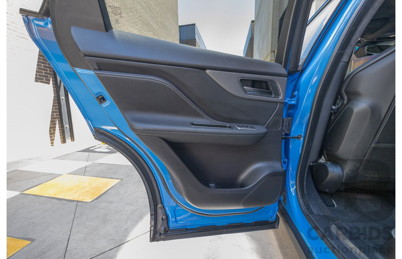 2/2020 Jaguar F-Pace SVR (AWD) X761 MY20 4d Wagon Ultra Blue Supercharged V8 5.0L