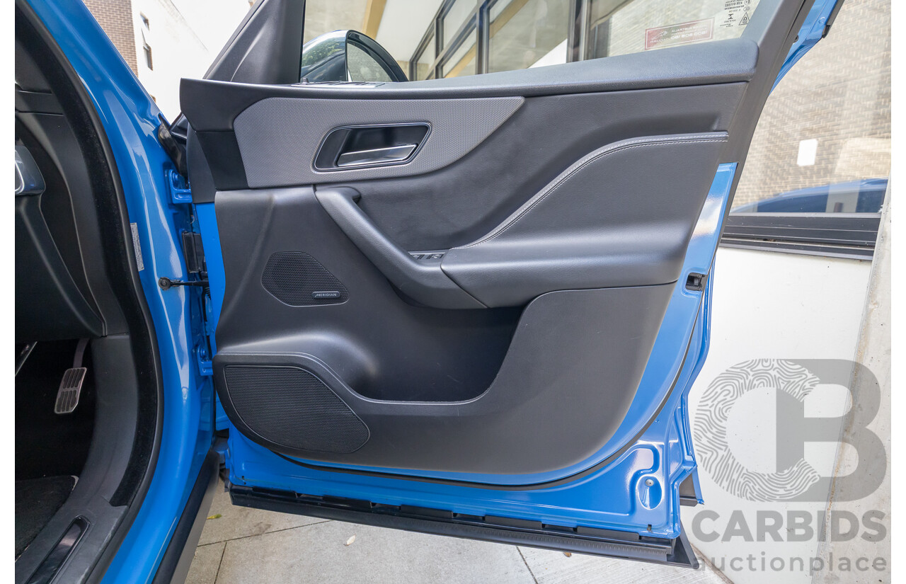 2/2020 Jaguar F-Pace SVR (AWD) X761 MY20 4d Wagon Ultra Blue Supercharged V8 5.0L