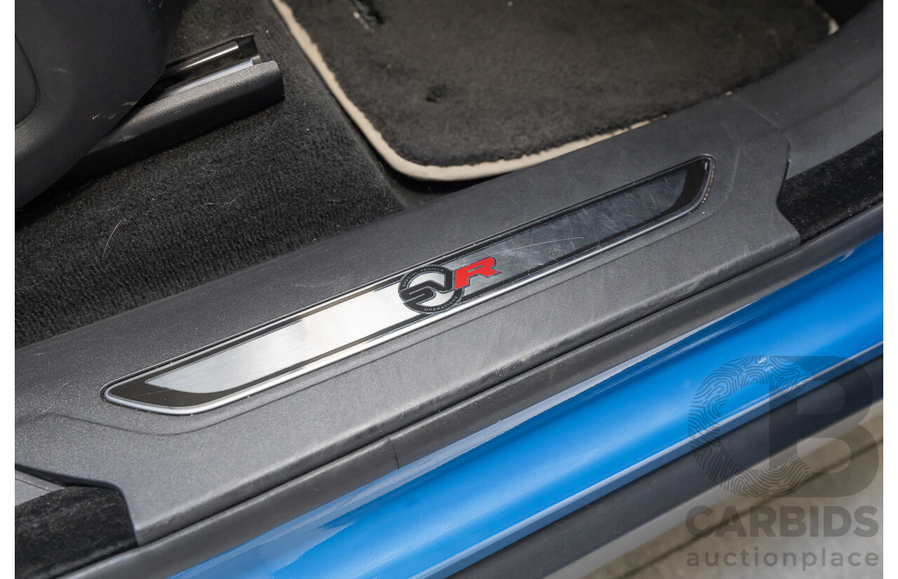 2/2020 Jaguar F-Pace SVR (AWD) X761 MY20 4d Wagon Ultra Blue Supercharged V8 5.0L