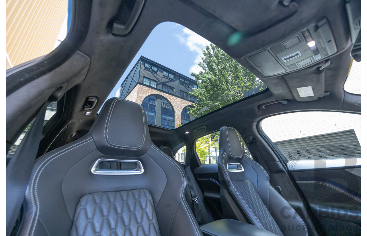 2/2020 Jaguar F-Pace SVR (AWD) X761 MY20 4d Wagon Ultra Blue Supercharged V8 5.0L