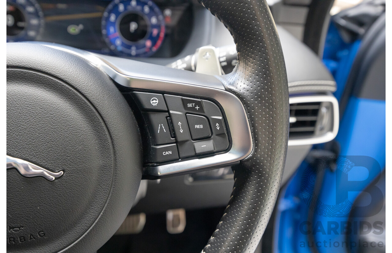 2/2020 Jaguar F-Pace SVR (AWD) X761 MY20 4d Wagon Ultra Blue Supercharged V8 5.0L