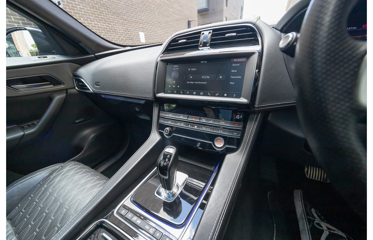 2/2020 Jaguar F-Pace SVR (AWD) X761 MY20 4d Wagon Ultra Blue Supercharged V8 5.0L