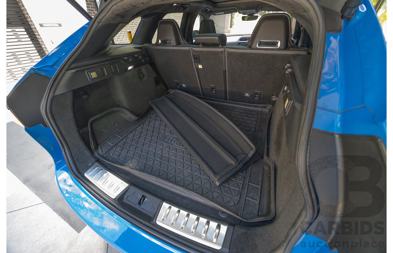 2/2020 Jaguar F-Pace SVR (AWD) X761 MY20 4d Wagon Ultra Blue Supercharged V8 5.0L