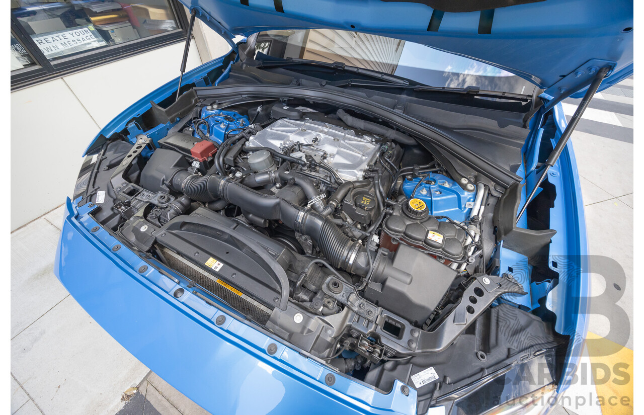 2/2020 Jaguar F-Pace SVR (AWD) X761 MY20 4d Wagon Ultra Blue Supercharged V8 5.0L