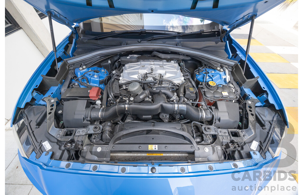 2/2020 Jaguar F-Pace SVR (AWD) X761 MY20 4d Wagon Ultra Blue Supercharged V8 5.0L