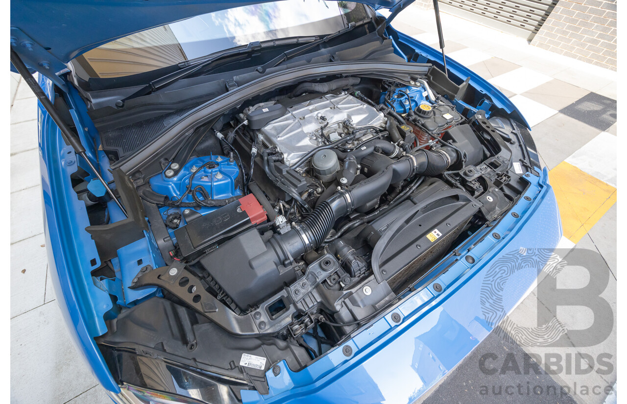 2/2020 Jaguar F-Pace SVR (AWD) X761 MY20 4d Wagon Ultra Blue Supercharged V8 5.0L