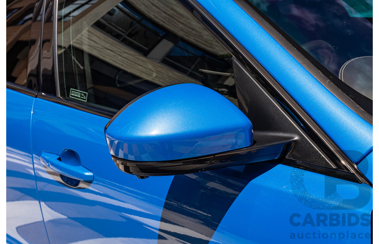 2/2020 Jaguar F-Pace SVR (AWD) X761 MY20 4d Wagon Ultra Blue Supercharged V8 5.0L
