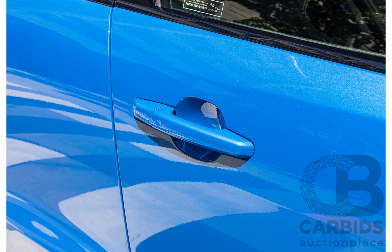 2/2020 Jaguar F-Pace SVR (AWD) X761 MY20 4d Wagon Ultra Blue Supercharged V8 5.0L