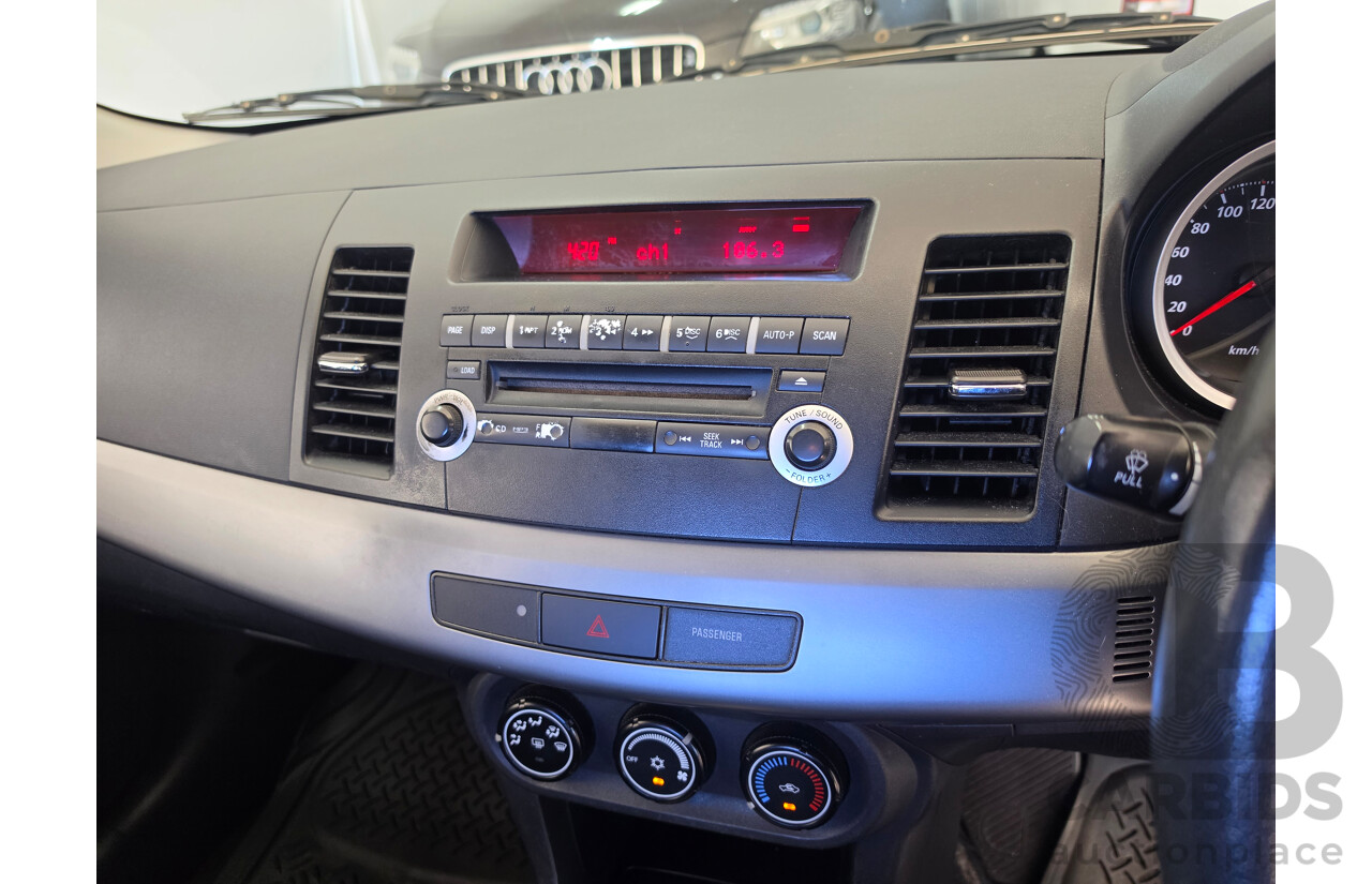 10/2009 Mitsubishi Lancer ES CJ MY09 4d Sedan  2.0L