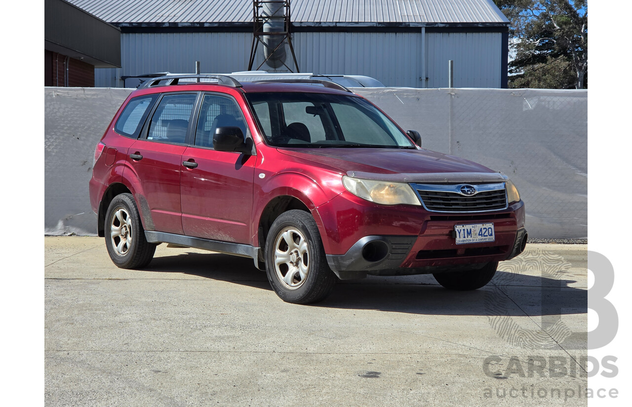 04/2010 Subaru Forester X MY10 4d Wagon Red 2.5L