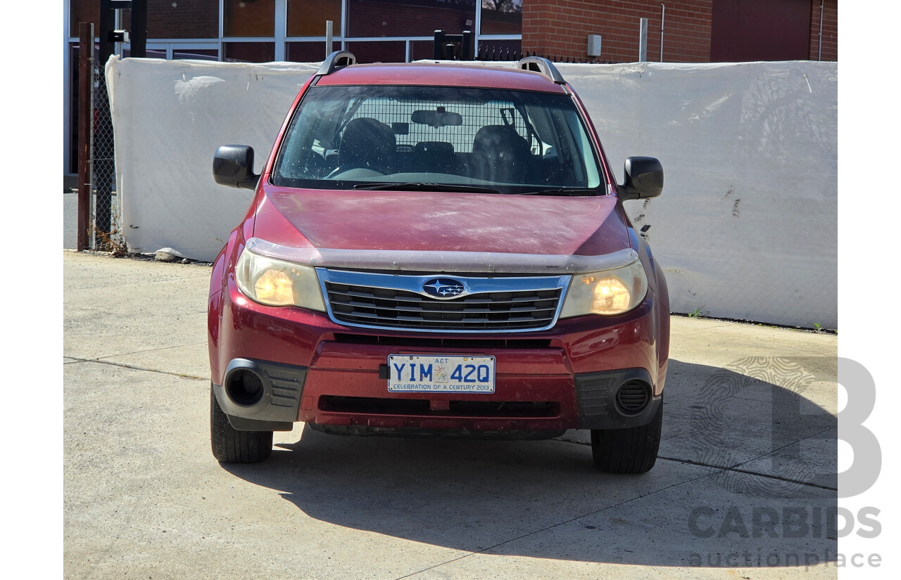 04/2010 Subaru Forester X MY10 4d Wagon Red 2.5L