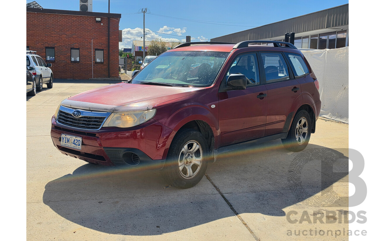 04/2010 Subaru Forester X MY10 4d Wagon Red 2.5L