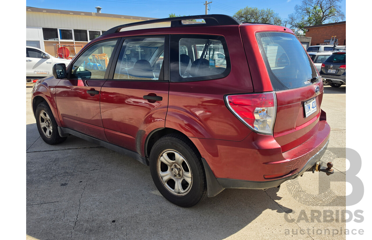04/2010 Subaru Forester X MY10 4d Wagon Red 2.5L
