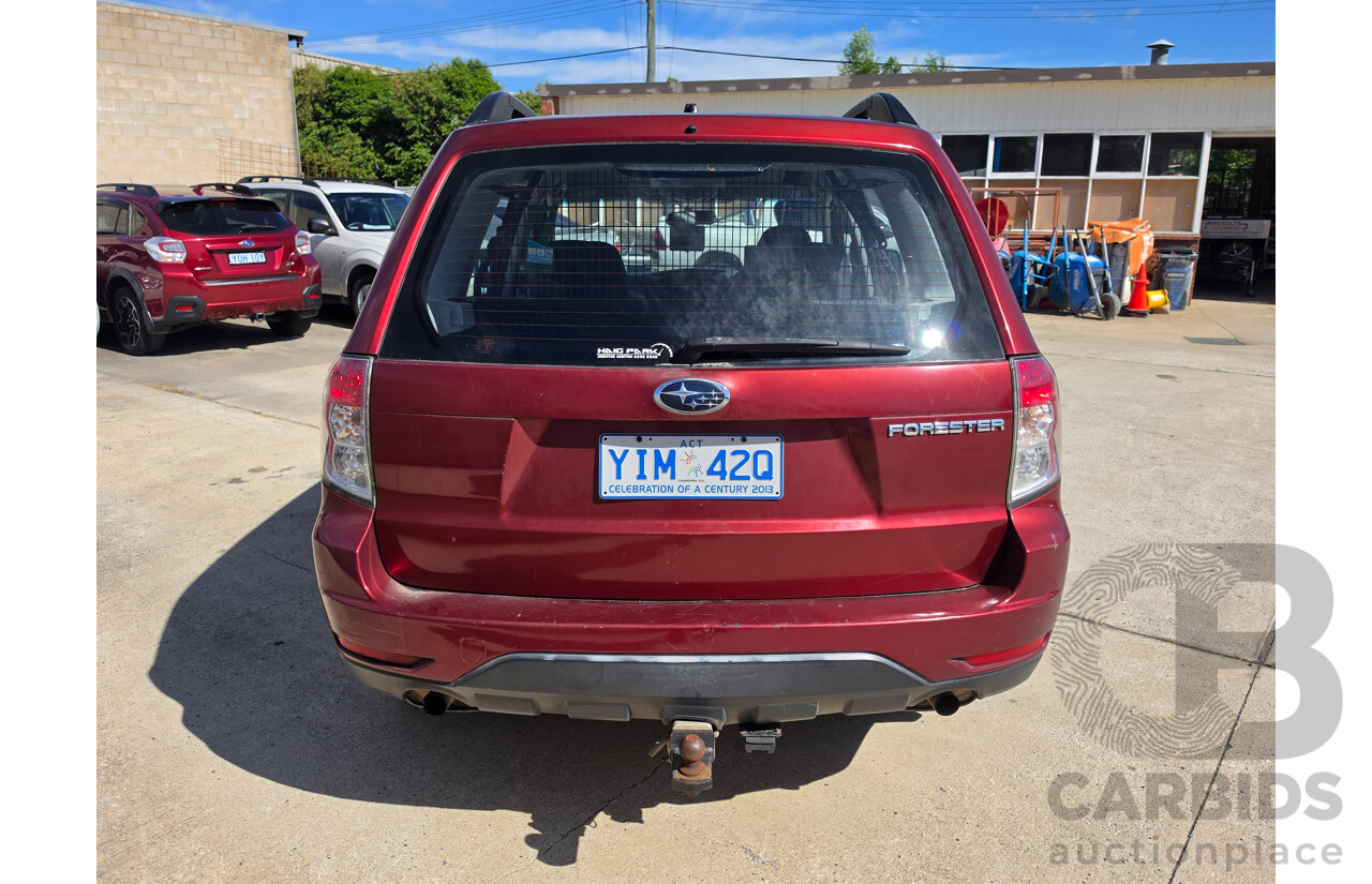 04/2010 Subaru Forester X MY10 4d Wagon Red 2.5L