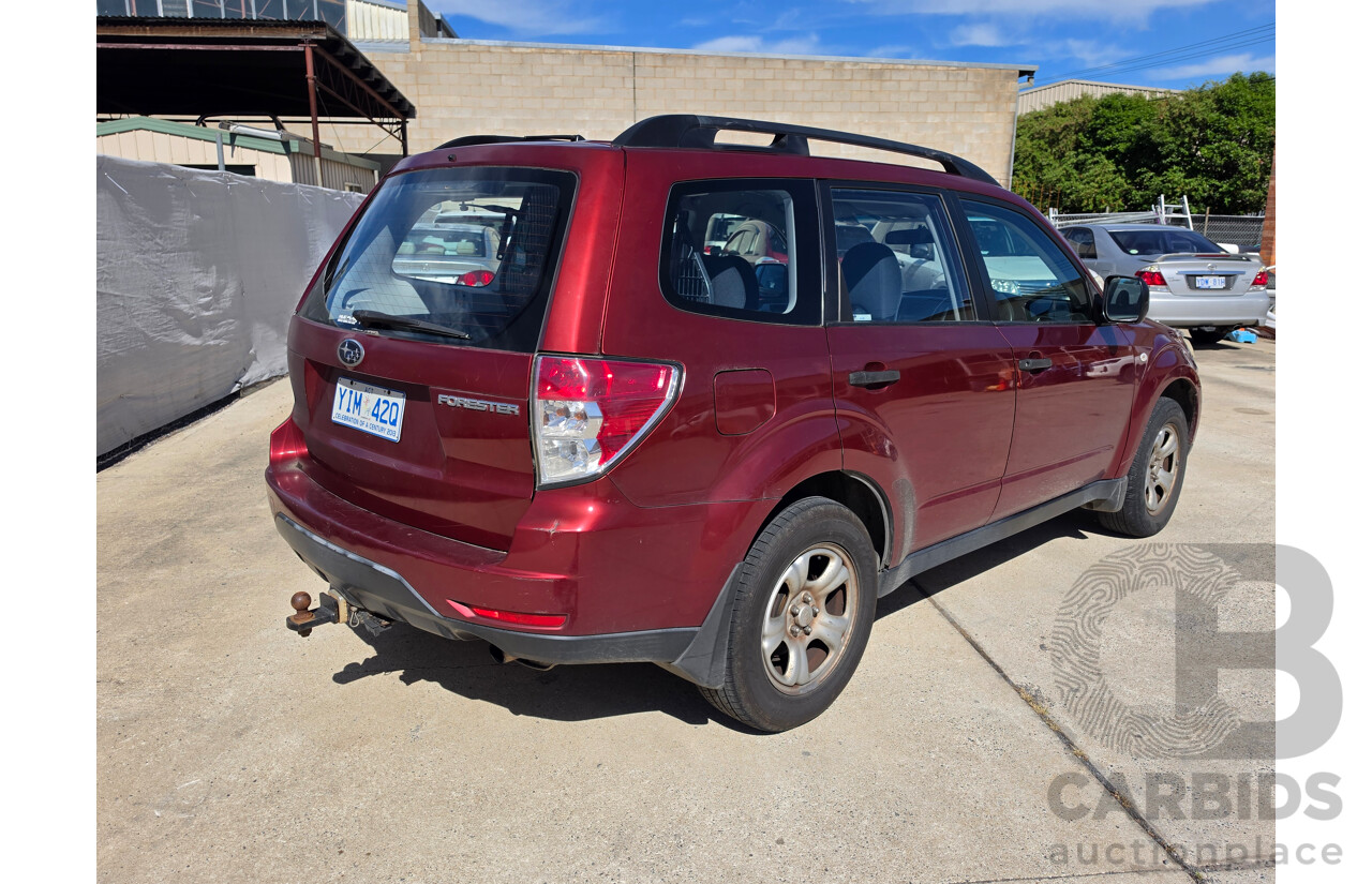 04/2010 Subaru Forester X MY10 4d Wagon Red 2.5L