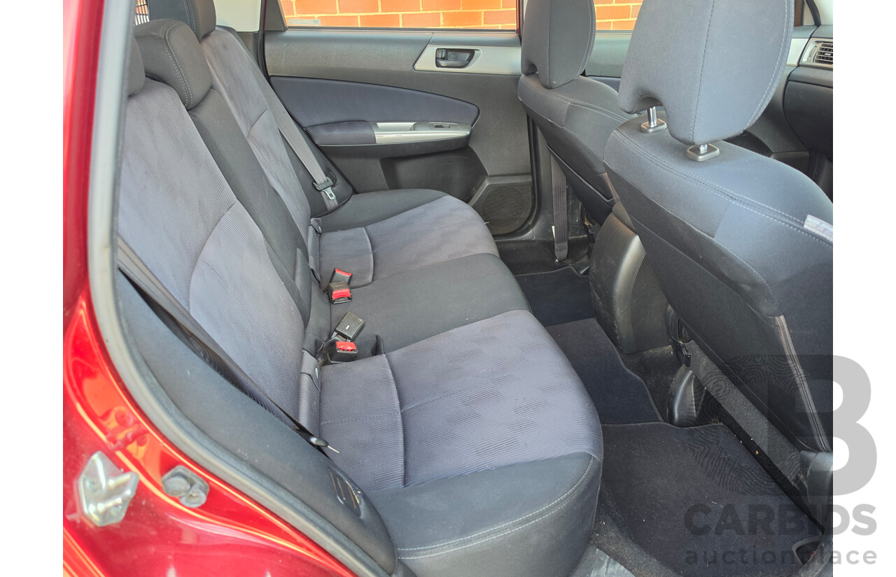 04/2010 Subaru Forester X MY10 4d Wagon Red 2.5L