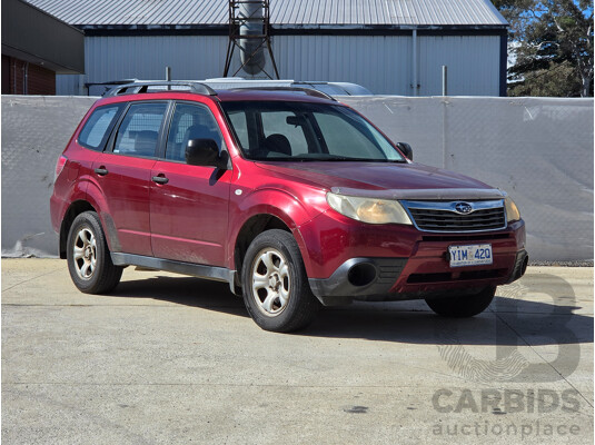 04/2010 Subaru Forester X MY10 4d Wagon Red 2.5L