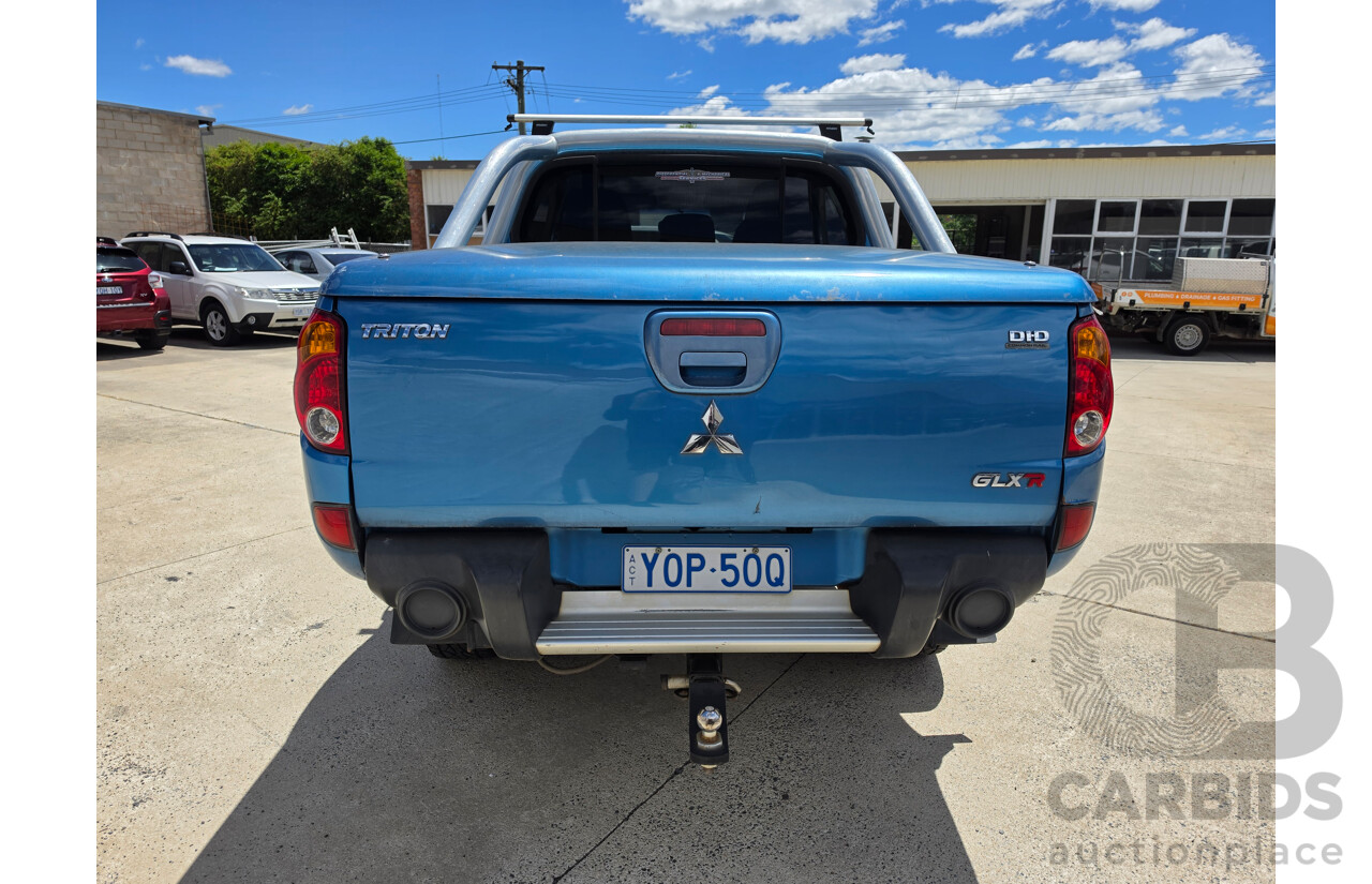 04/2008 Mitsubishi Triton Glx-R (4x4) ML MY08 Double Cab Utility Blue Turbo Dieesel 3.2L