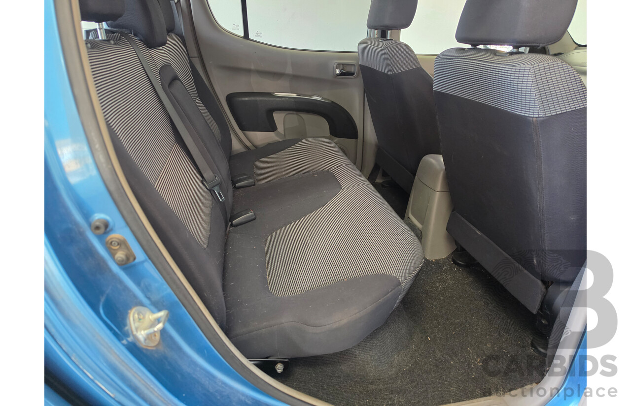 04/2008 Mitsubishi Triton Glx-R (4x4) ML MY08 Double Cab Utility Blue Turbo Dieesel 3.2L