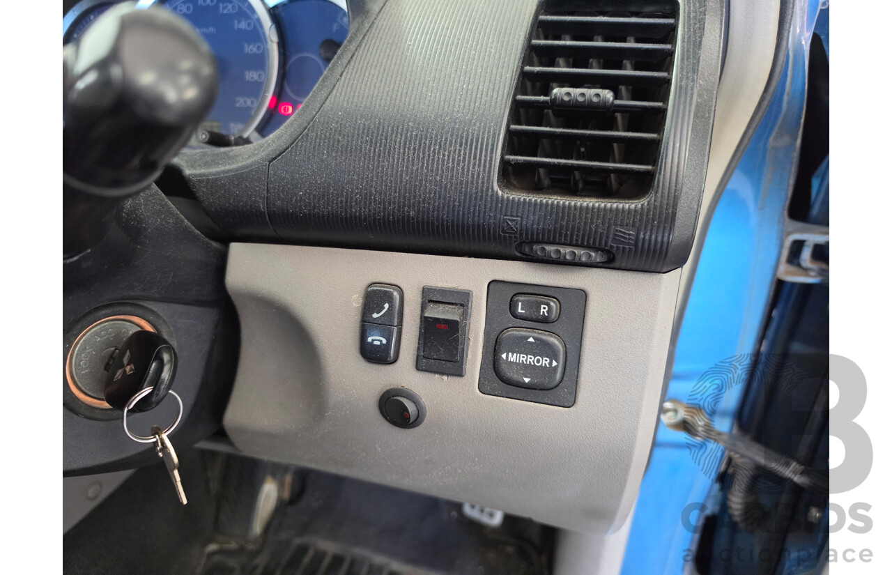 04/2008 Mitsubishi Triton Glx-R (4x4) ML MY08 Double Cab Utility Blue Turbo Dieesel 3.2L