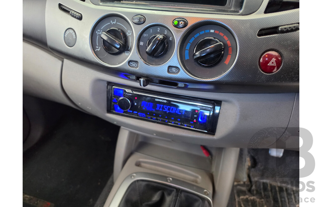 04/2008 Mitsubishi Triton Glx-R (4x4) ML MY08 Double Cab Utility Blue Turbo Dieesel 3.2L
