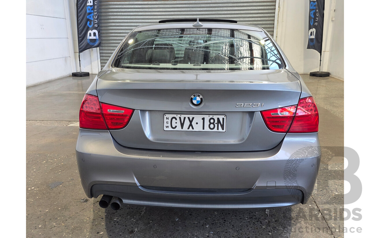 08/2011 BMW 323i Lifestyle E90 MY11 4d Sedan Grey 2.5L V6