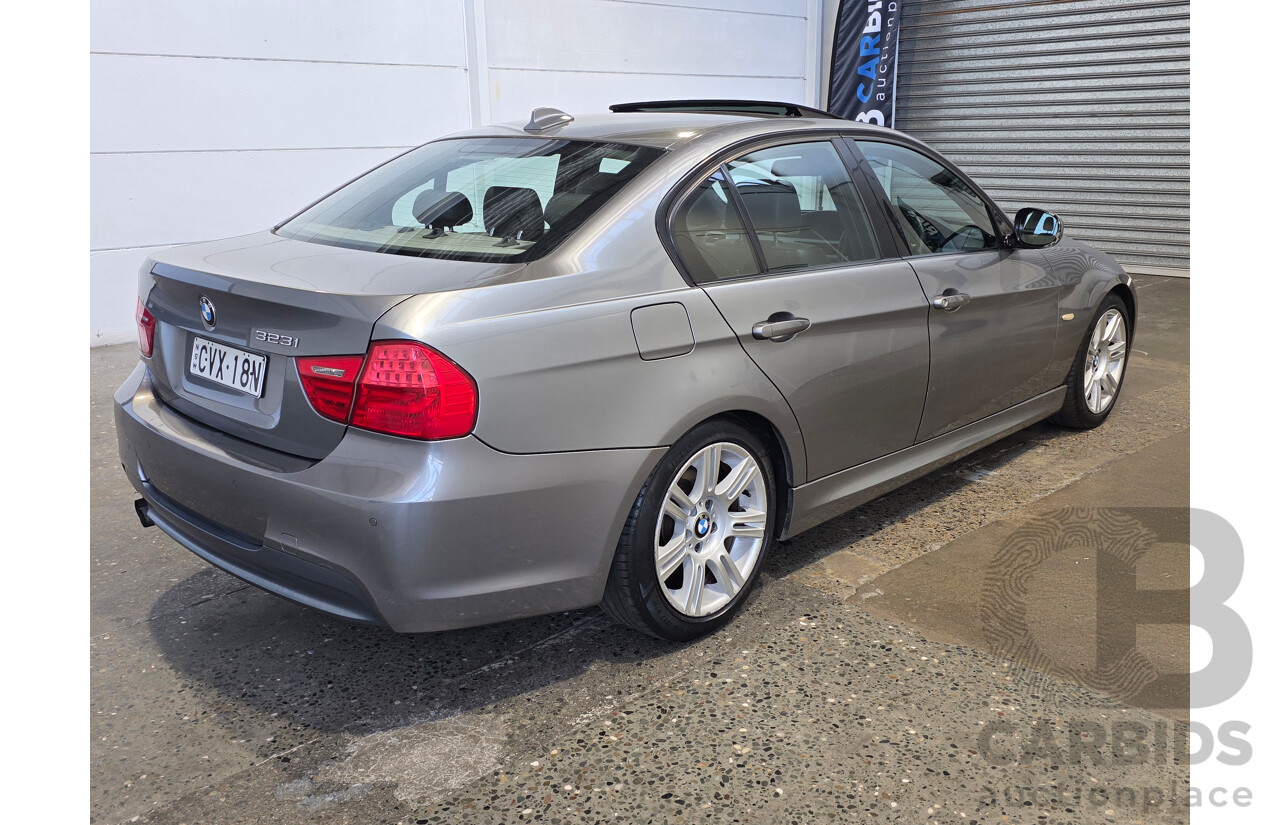 08/2011 BMW 323i Lifestyle E90 MY11 4d Sedan Grey 2.5L V6