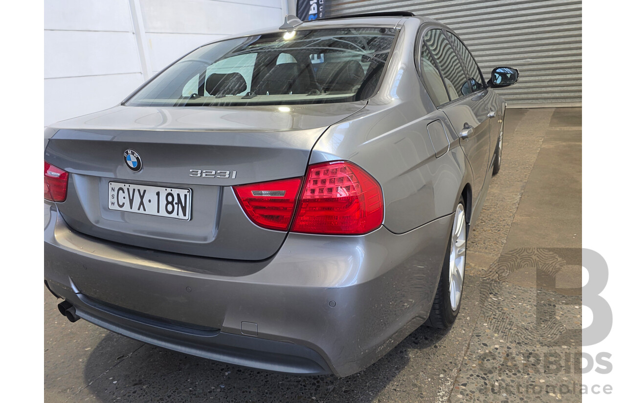 08/2011 BMW 323i Lifestyle E90 MY11 4d Sedan Grey 2.5L V6