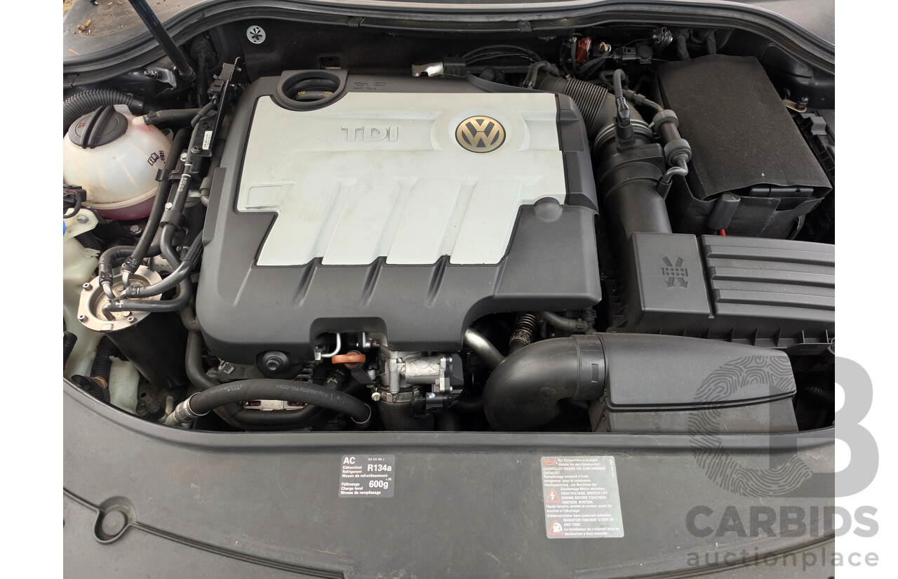 12/2008 Volkswagen Passat 125 TDI 3C MY09 UPGRADE 4d Wagon Black Turbo Diesel 2.0L