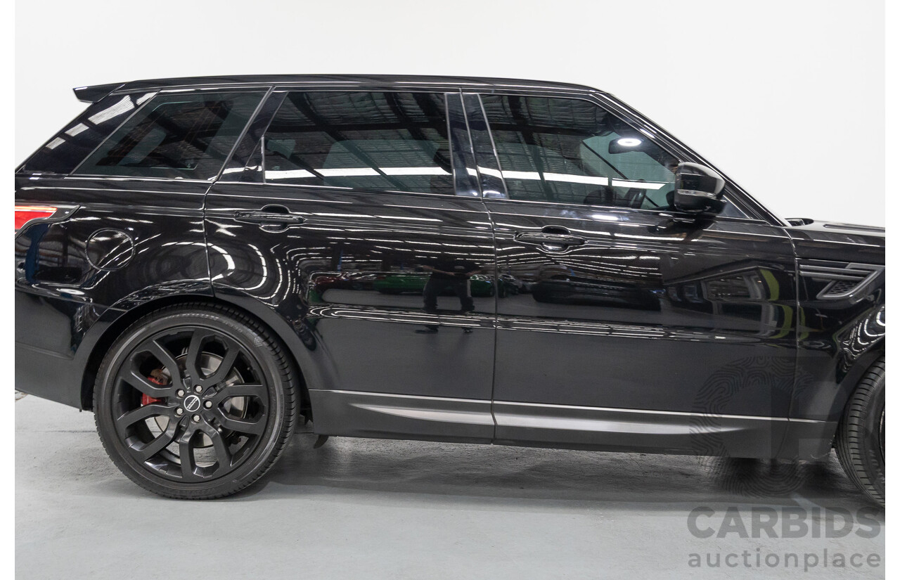 06/2014 Land Rover Range Rover Sport 5.0 HSE Dynamic LW 4d Wagon Santorini Black Metallic Supercharged V8 5.0L