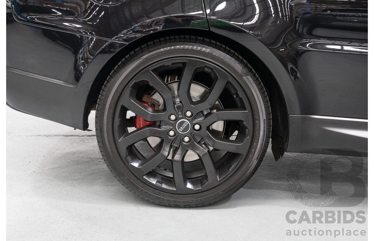 06/2014 Land Rover Range Rover Sport 5.0 HSE Dynamic LW 4d Wagon Santorini Black Metallic Supercharged V8 5.0L