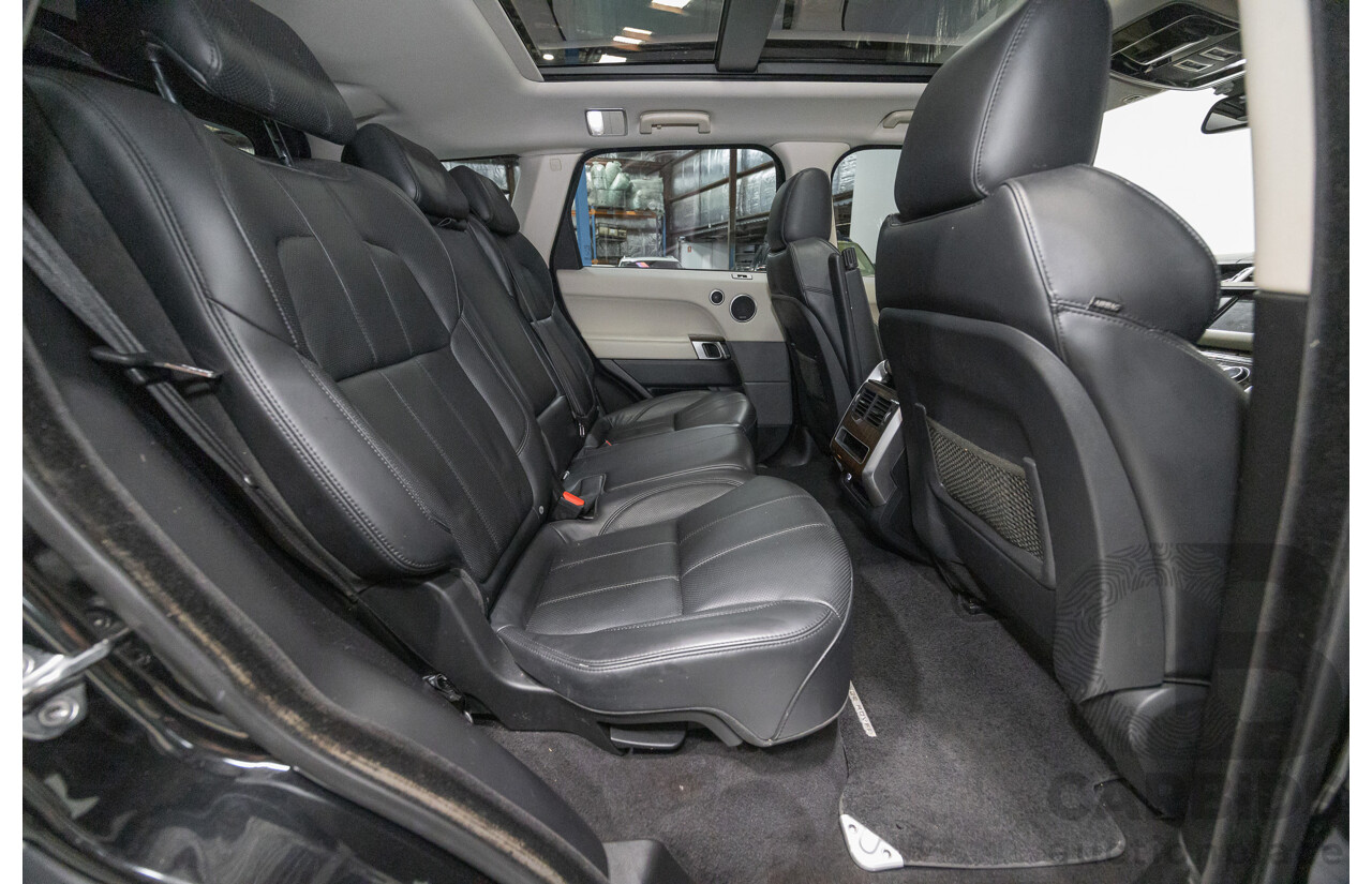 06/2014 Land Rover Range Rover Sport 5.0 HSE Dynamic LW 4d Wagon Santorini Black Metallic Supercharged V8 5.0L