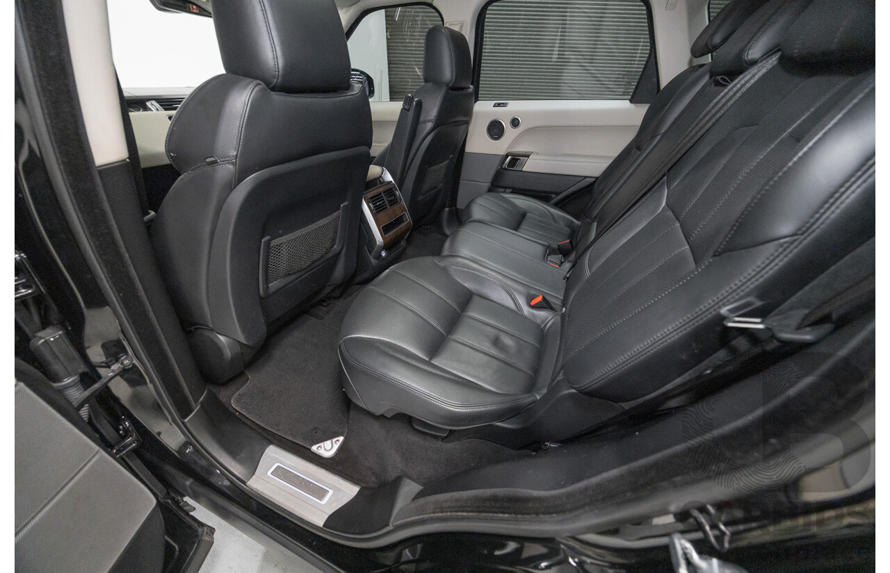 06/2014 Land Rover Range Rover Sport 5.0 HSE Dynamic LW 4d Wagon Santorini Black Metallic Supercharged V8 5.0L