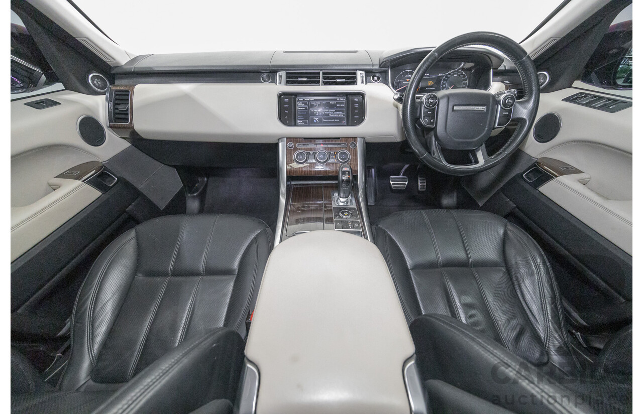 06/2014 Land Rover Range Rover Sport 5.0 HSE Dynamic LW 4d Wagon Santorini Black Metallic Supercharged V8 5.0L