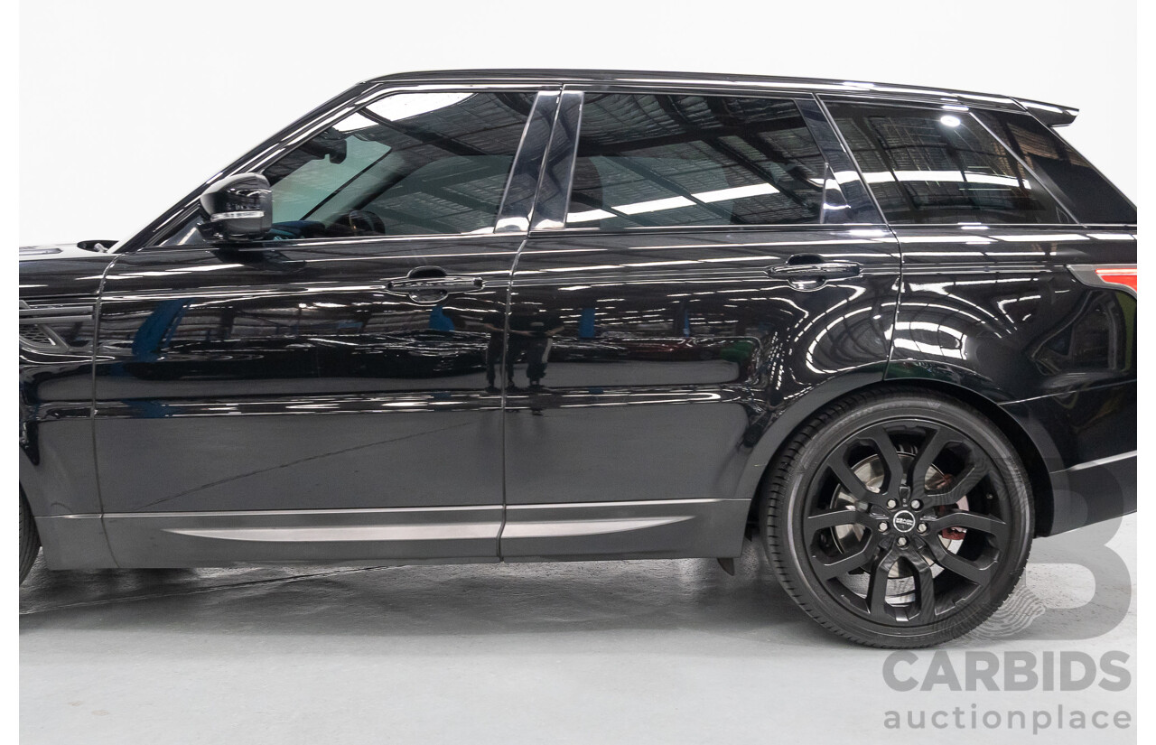 06/2014 Land Rover Range Rover Sport 5.0 HSE Dynamic LW 4d Wagon Santorini Black Metallic Supercharged V8 5.0L