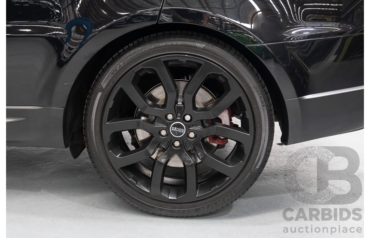06/2014 Land Rover Range Rover Sport 5.0 HSE Dynamic LW 4d Wagon Santorini Black Metallic Supercharged V8 5.0L