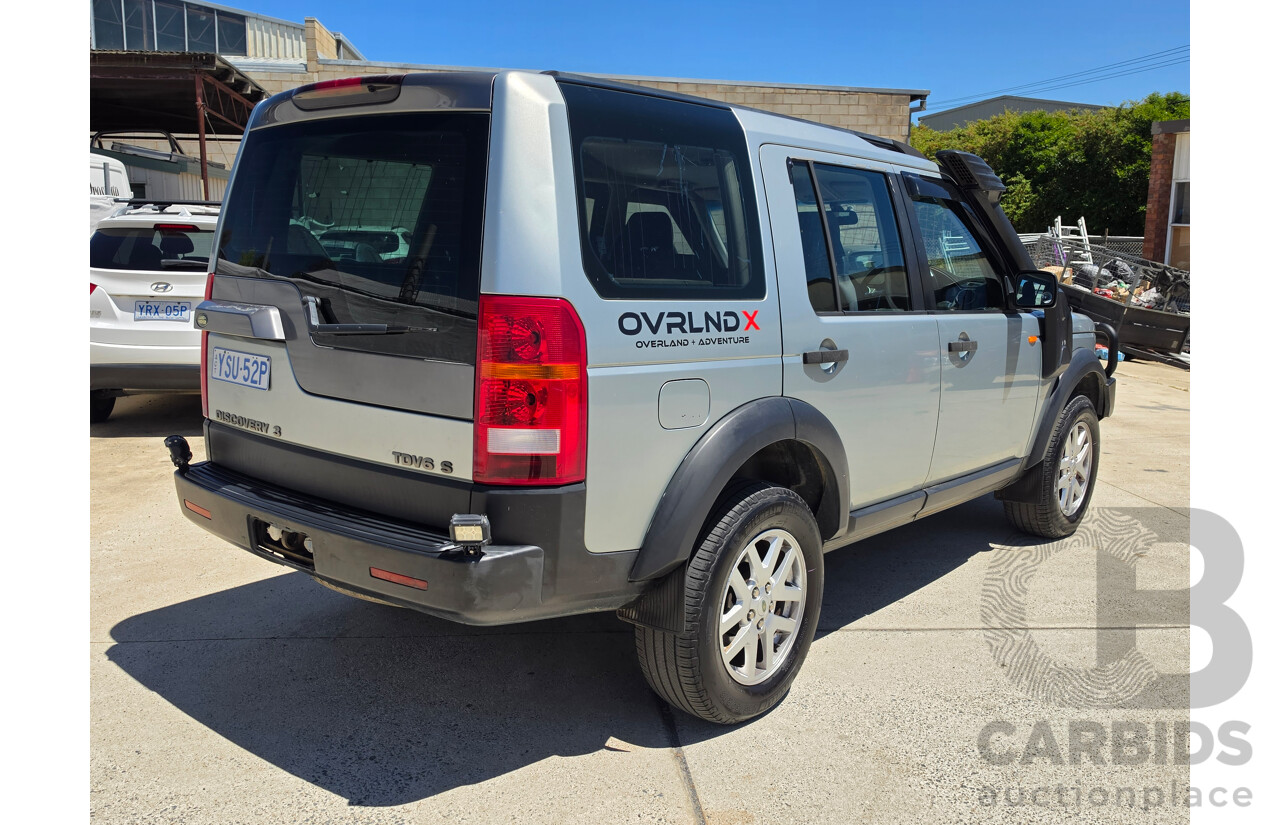 07/2005 Land Rover Discovery 3 S  4d Wagon Silver Turbo Diesel 2.7L