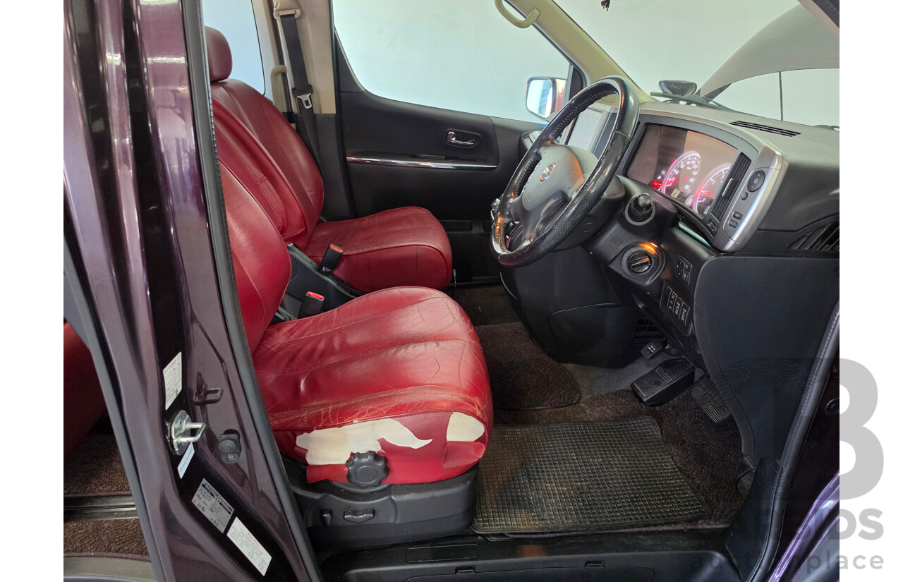03/2008 Nissan Elgrand Highway Star E51 5 Sp Automatic Purple Metallic V6 3.5L - 04/2015 Import