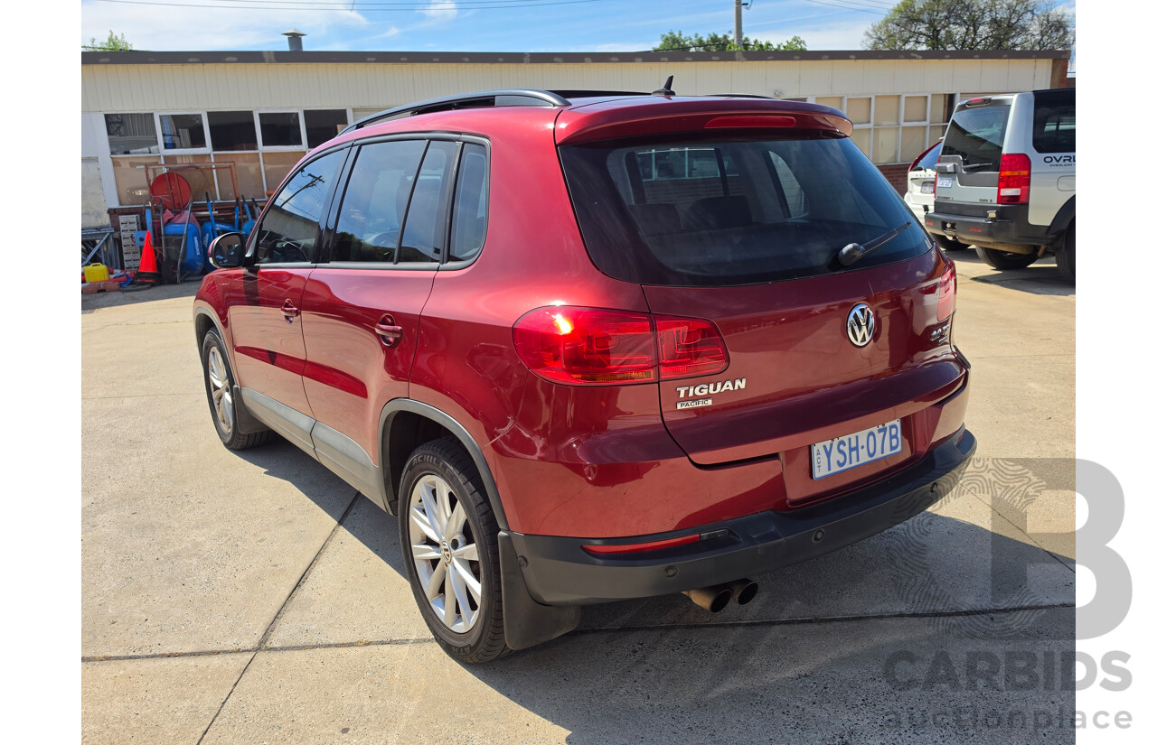 05/2012 Volkswagen Tiguan 132 TSI Pacific (AWD) 5NC MY12 4d Wagon White Turbo 2.0L