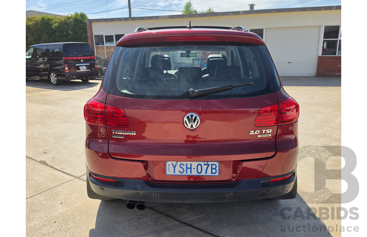 05/2012 Volkswagen Tiguan 132 TSI Pacific (AWD) 5NC MY12 4d Wagon White Turbo 2.0L